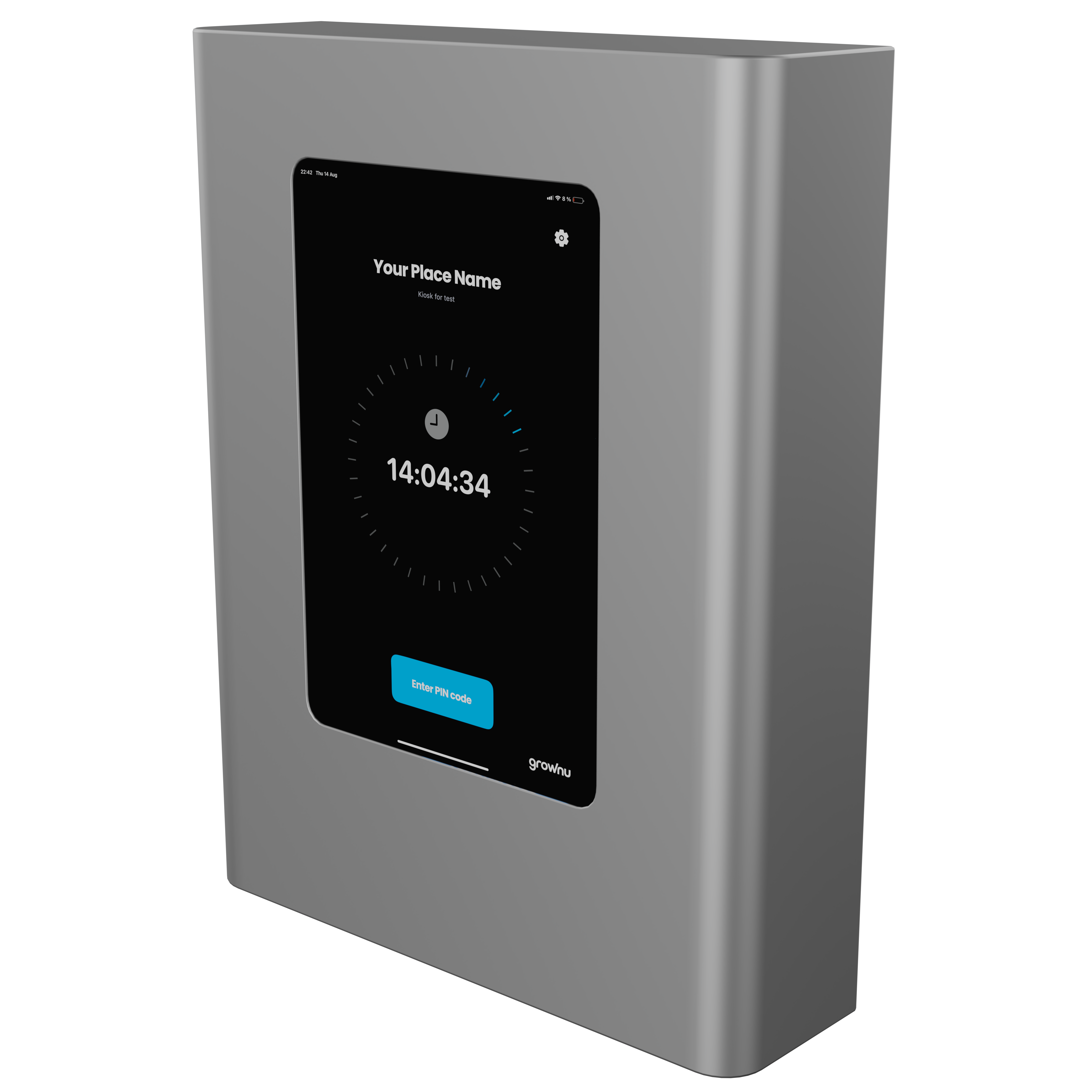 Outdoor time and attendance terminal designed for job sites