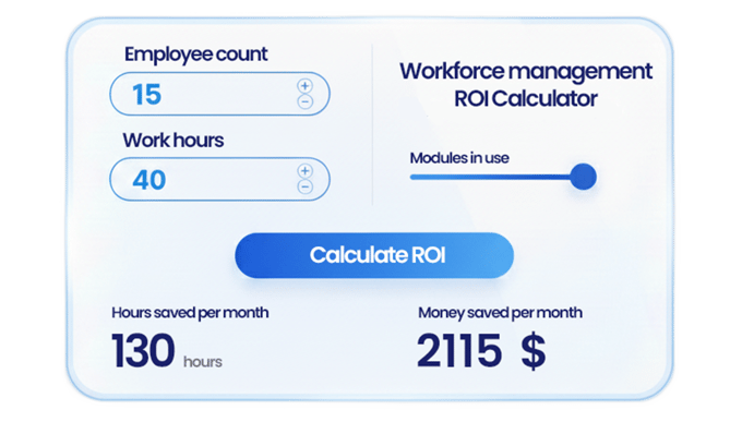 Time tracking ROI calculator illustration